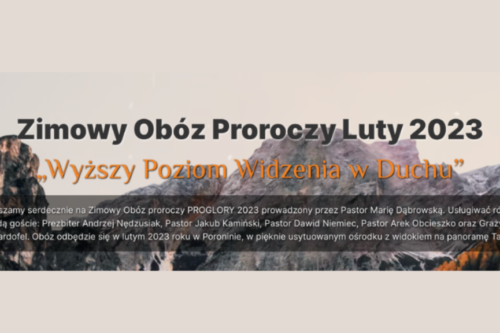 ZAPISY NA ZIMOWY OBÓZ PROROCZY LUTY 2023